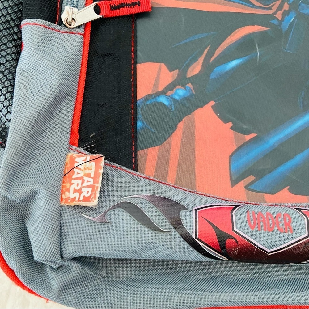 STAR WARS darth Vader gray and black backpack school bag - Picture 5 of 14